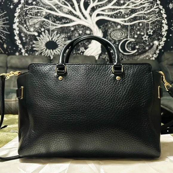 Coach Y2K soho black Leather Carryall crossbody bag Pebbled Leather Satchel - Picture 15 of 17